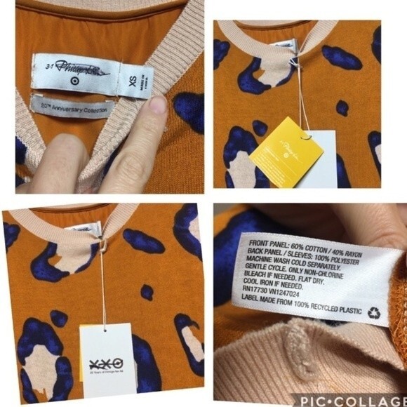 3.1 Phillip Lim x Target 20th Leopard Sweater XS - Picture 8 of 8